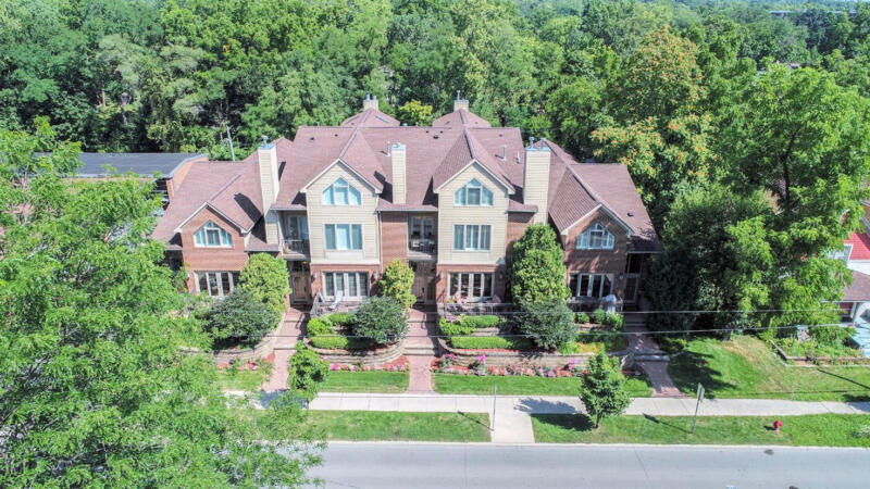 Ravines of Ann Arbor Condos Near Downtown Aerial