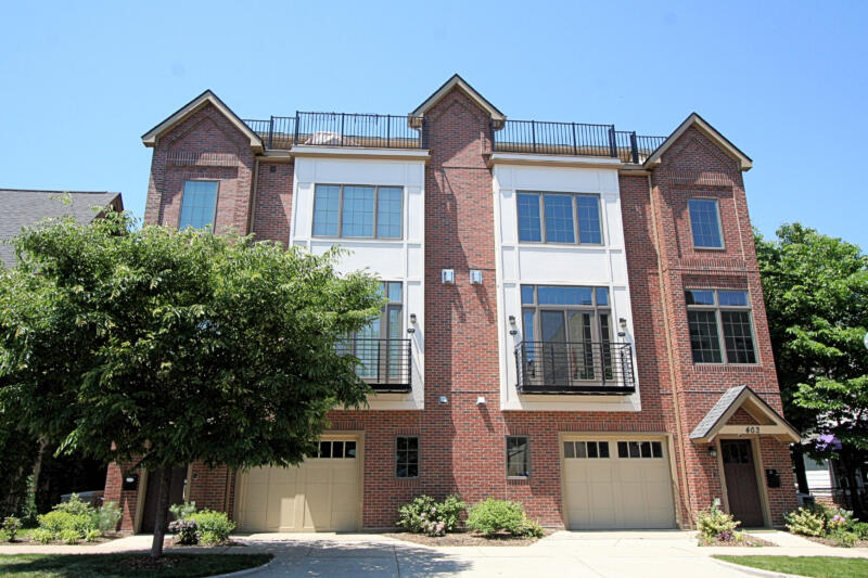 N Fourth Condo building in Downtown Ann Arbor's Kerrytown district