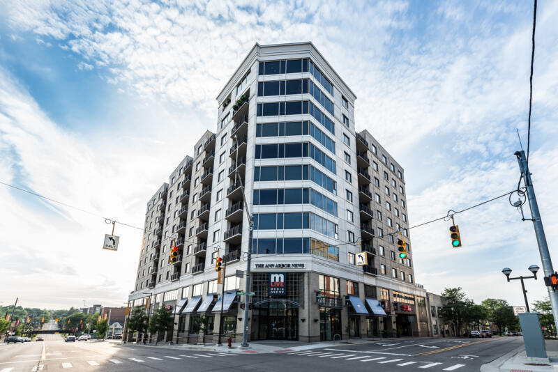 Ashley Terrace Condo Building in Downtown Ann Arbor