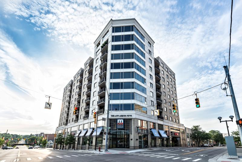 Ashley Terrace Condo Building in Downtown Ann Arbor