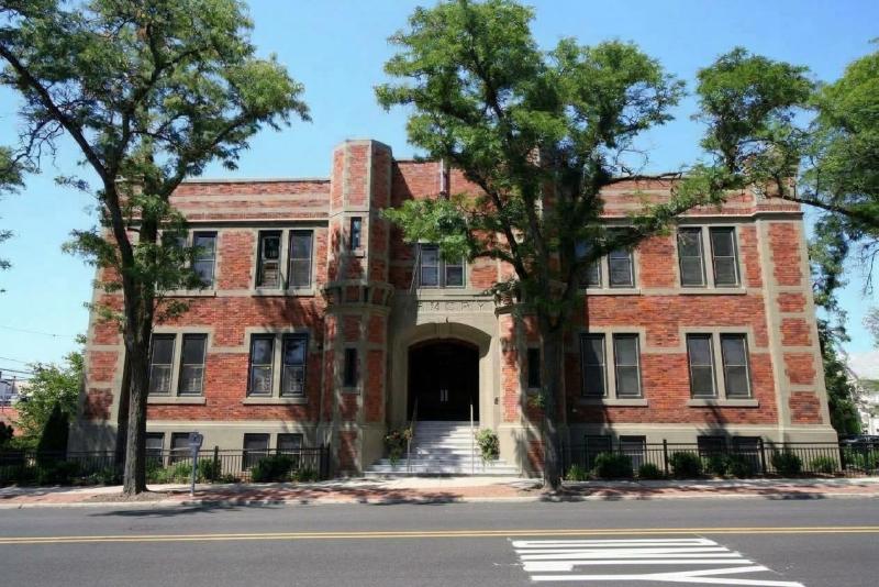 Front of the Armory Condos Building in Downtown Ann Arbor